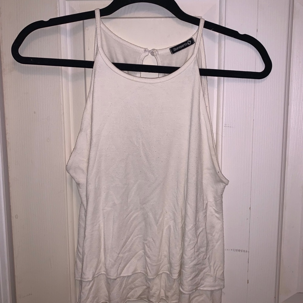 High neckline tank top